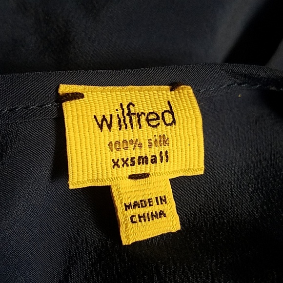 Aritzia Wilfred Peri Blue 100% Silk Romper XXS 00 - Picture 3 of 4